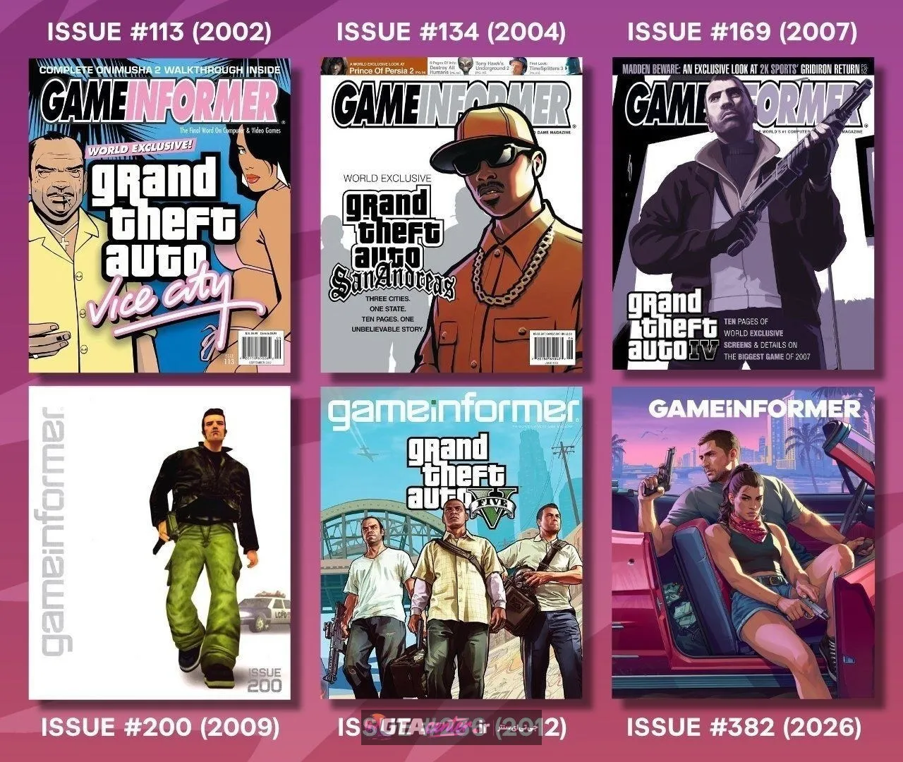 ۲۴ سال تاریخ GTA در Game Informer!
