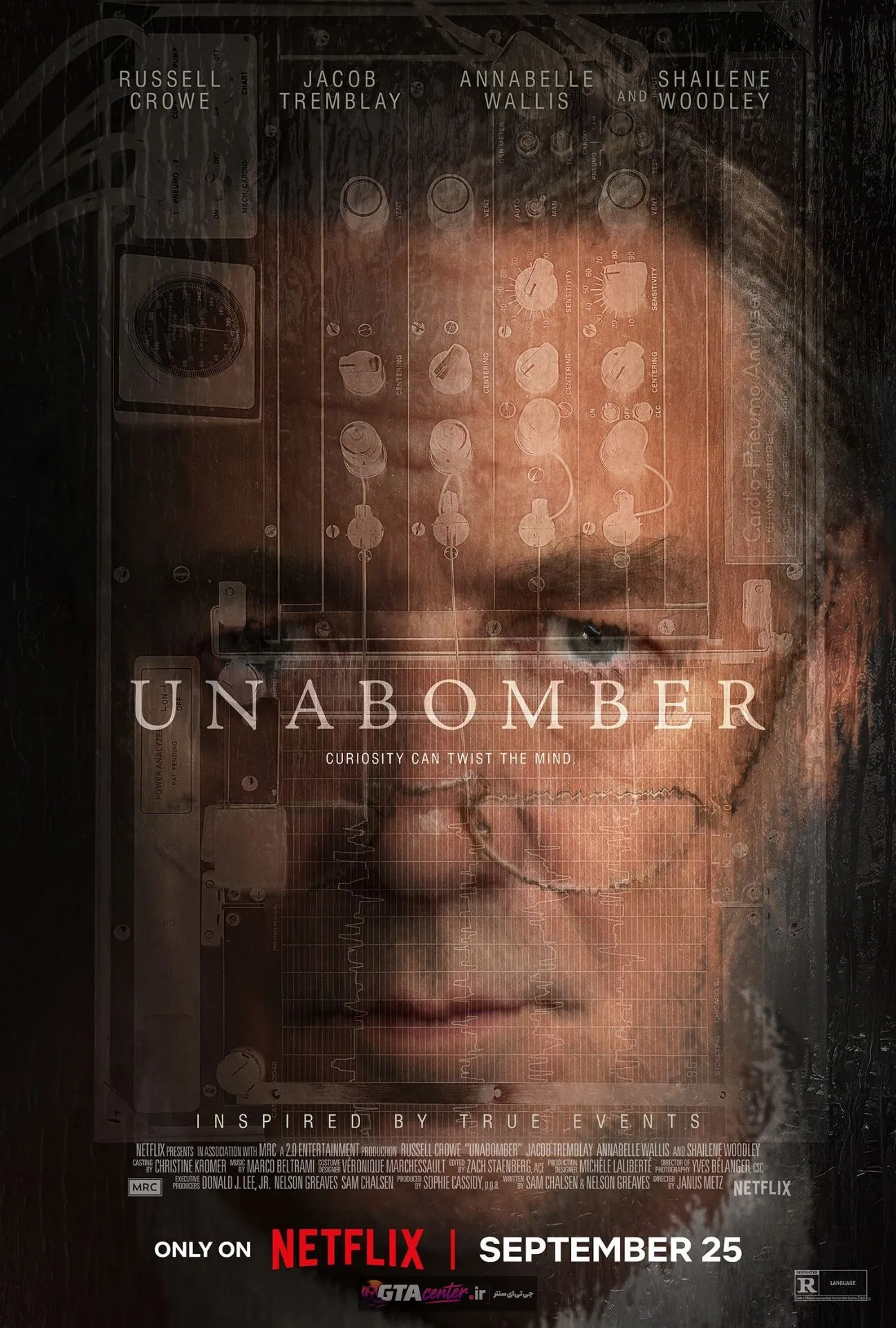  حضور عمو Trevor به عنوان مامور FBI در فیلم Unabomber 